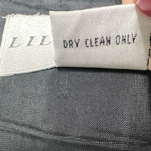 Lillie Rubin Maxi Dress Womens 8 Black Embroidered Beaded Evening Gown Formal - Picture 13 of 14